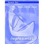 Impresiones : Answer Key to Student Activities Manual