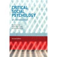 Critical Social Psychology An Introduction