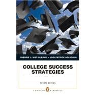College Success Strategies Plus NEW MyStudentSuccessLab 2012 Update -- Access Card Package
