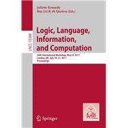 Logic, Language, Information, and Computation