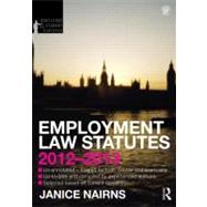 Employment Law Statutes 2012-2013