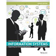 Introduction to Information Systems, Third Canadian Update Edition
