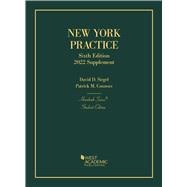 New York Practice, 6th, Student Edition, 2022 Supplement(Hornbooks)