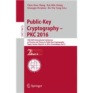 Public-key Cryptography – Pkc 2016