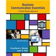 Business Communication Essentials A Skills-Based Approach