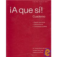 Cuaderno Workbook/Lab Manual for A que si!, 3rd