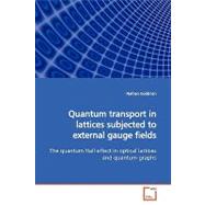 Quantum Transport in Lattices Subjected to External Gauge Fields