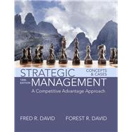 Strategic Management A Competitive Advantage Approach, Concepts and Cases