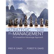 Strategic Management A Competitive Advantage Approach, Concepts and Cases