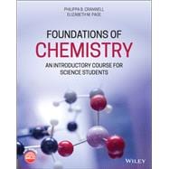 Foundations of Chemistry An Introductory Course for Science Students