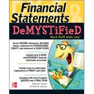 Financial Statements Demystified: A Self-Teaching Guide A Self-teaching Guide