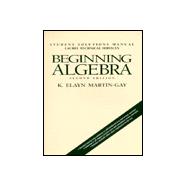 Beginning Algebra (Solutions Manual)