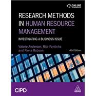 Research Methods in Human Resource Management