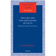 Mistake and Non-Disclosure of Fact Models for English Contract Law