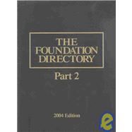 The Foundation Directory 2004