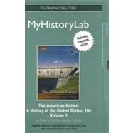 NEW MyHistoryLab with Pearson eText Student Access Code Card for The American Nation, Volume 1 (standalone)
