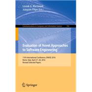 Evaluation of Novel Approaches to Software Engineering