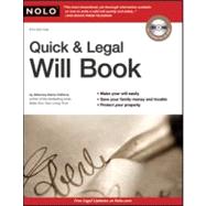 Quick and Legal Will Book