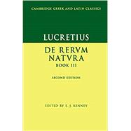 Lucretius:  De Rerum Natura Book III