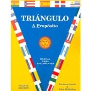 Triángulo : Manual para estudiante: Á Propósito