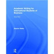 Academic Writing for International Students of Business