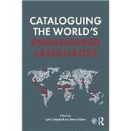 Cataloguing the World's Endangered Languages
