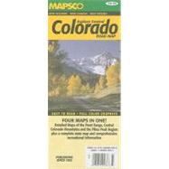 Mapsco Explore Central Colorado Road Map