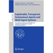Explainable, Transparent Autonomous Agents and Multi-agent Systems