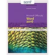 Bundle: New Perspectives Microsoft Office 365 & Word 2016: Comprehensive, Loose-leaf Version + LMS Integrated SAM 365 & 2016 Assessments, Trainings, and Projects with 1 MindTap Reader Printed Access Card
