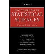 Encyclopedia of Statistical Sciences, Volume 1