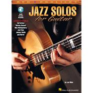 Jazz Solos for Guitar Lead Guitar in the Styles of Tal Farlow, Barney Kessel, Wes Montgomery, Joe Pass, Johnny Smith Book/Online Audio