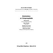 Quellenstudien zur Religionsgeschichte