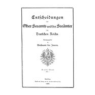Entscheidungen des Ober-Seeamts und der Seeämter des Deutschen Reichs. Band 9, Heft 1