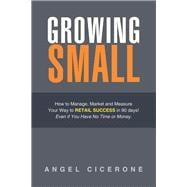 Growing Small: How to Manage, Market and Measure Your Way to Retail Success in 90 Days! Even If You Have No Time or Money.
