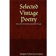 Selected Vintage Poetry