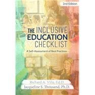 The Inclusive Education Checklist, A Self-Assessment of Best Practices