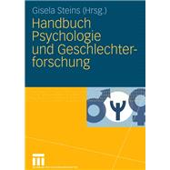 Handbuch Psychologie Und Geschlechterfurschung