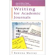 Writing For Academic Journals