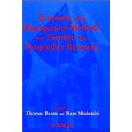 Economic and Management Methods for Tourism and Hospitality Research