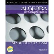 MP: Algebra for College Students w/ OLC Bind-In Card