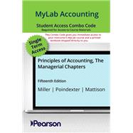 MyLab Accounting with Pearson eText + Print Combo Access Code for Principles of Accounting, The Managerial Chapters