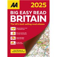 AA Big Easy Read Atlas Britain 2025 Spiral