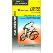 National Geographic Durango, Silverton, Telluride, Colorado, USA Trails Illustrated Map: Mountain Bike Map