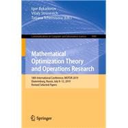 Mathematical Optimization Theory and Operations Research