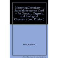 MasteringChemistry -- Standalone Access Card -- for General, Organic, and Biological Chemistry