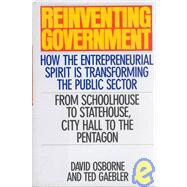 REINVENTING GOVERNMENT                                                ,9780201523942