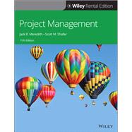 Project Management A Managerial Approach [Rental Edition]
