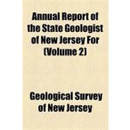 Annual Report of the State Geologist of New Jersey