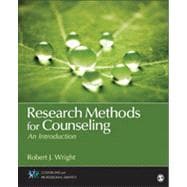 Research Methods for Counseling : An Introduction