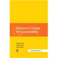 Behaviour Change for Sustainability